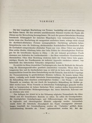Die Pferdetrensen des Alten Orient