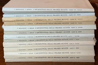 Item #M4979f L'Architettura delle Piramidi Menfite. Parts II to VIII. Part II: La Piramide...