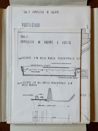 L'Architettura delle Piramidi Menfite. Parts II to VIII. Part II: La Piramide di Sechemkhet, La Layer Pyramid di Zauiet-el-Aryan e le minori piramidi attribuite alla III dinastia. [with:] Addenda. [with:] 2 Addenda. Part III: Il Complesso di Meydum, la Piramide a Doppia Pendenza e la Piramide Settentrionale in Pietra di Dahsciur. Part IV: La Grande Piramide di Cheope. Part V: Le Piramidi de Zedefra e di Chefren. Part VI: La Grande Fassa di Zauiet el-Aryan, la Piramide di Micerino, il Mastabat Faraun, la Tomba di Khentkaus. Part VII: Le Piramidi di Userkaf, Sahura, Neferirkara. La Piramide Incompiuta e le Piramidi minori di Abu Sir. Part VIII: La Piramide di Neuserra, la Small Pyramid di Abu Sir, la Piramide distrutta di Saqqara ed il Compleso di Zedkara Isesi e della sua Regina (15 volumes, complete set)