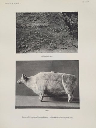 Fouilles de Byblos. Tome 1er. 1926-1932. Texte + Atlas (complete set)[newline]M4983a-33.jpg