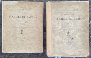 Item #M4983a Fouilles de Byblos. Tome 1er. 1926-1932. Texte + Atlas (complete set). DUNAND Maurice[newline]M4983a.jpg