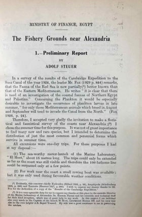 Notes and Memoirs – Nos. 8-12. The Fishery Grounds Near Alexandria.
