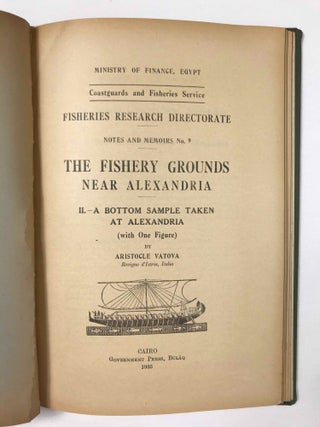 Notes and Memoirs – Nos. 8-12. The Fishery Grounds Near Alexandria.