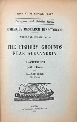 Notes and Memoirs – Nos. 8-12. The Fishery Grounds Near Alexandria.