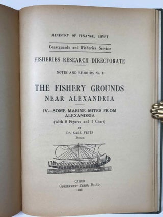 Notes and Memoirs – Nos. 8-12. The Fishery Grounds Near Alexandria.
