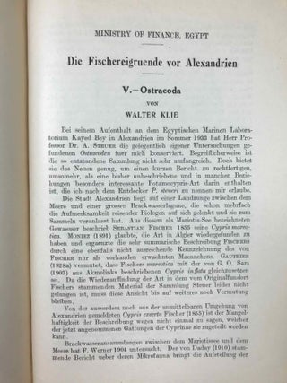 Notes and Memoirs – Nos. 8-12. The Fishery Grounds Near Alexandria.