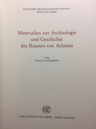 Materialien zur Arch&auml;ologie und Geschichte des Raumes von Achmim[newline]M4989-02.jpg