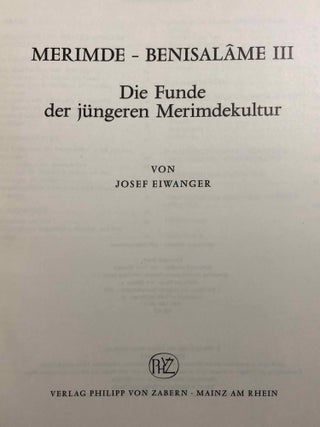 Merimde-Benisalame. Band I: Die Funde der Urschicht. Band II: Die Funde der mittleren Merimdekultur. Band III: Die Funde der jüngeren Merimdekultur (complete set)[newline]M4997a_17.jpg