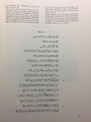 Grabung im Asasif 1963 - 1970. Band III: Die Papyrusfunde. Nach Vorarbeiten von Dino Bidoli.[newline]M4998-05.jpg