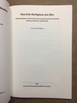 Das Zelt-Heiligtum des Min. Rekonstruktion und Deutung eines fragmentarischen Modells (Kestner-Museum 1935.200.250).[newline]M4999-01.jpg