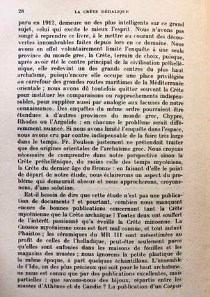 La Crète dédalique. Etudes sur les origines d'une renaissance.