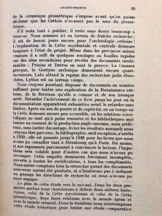 La Crète dédalique. Etudes sur les origines d'une renaissance.