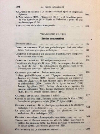 La Crète dédalique. Etudes sur les origines d'une renaissance.