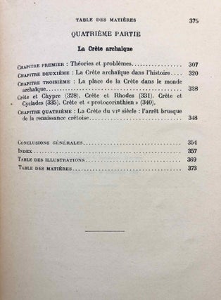 La Crète dédalique. Etudes sur les origines d'une renaissance.