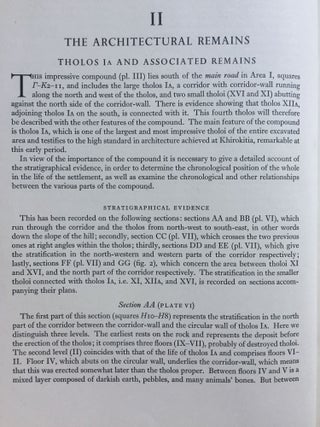 Khirokitia. Final report on the excavation of a neolithic settlement in Cyprus on behalf of the Department of Antiquities, 1936-1946.