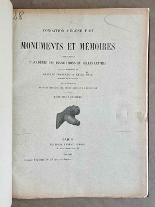 Monuments et Mémoires Fondation Piot. Tome 28, fasc. 1 et 2 (complete)[newline]M5064-03.jpeg