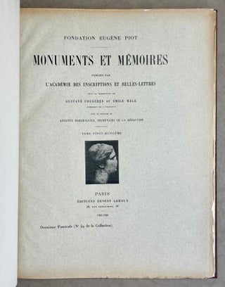 Monuments et Mémoires Fondation Piot. Tome 28, fasc. 1 et 2 (complete)[newline]M5064-12.jpeg