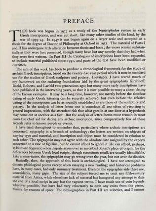 The local scripts of archaic Greece. A study of the origin of the greek alphabet and its development from the eight to the fifth centuries B. C.