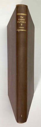 Item #M5086a The Rhind mathematical papyrus, British Museum 10057 and 10058. Photographic...