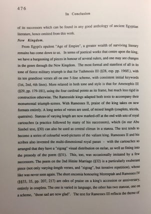 Poetry of Ancient Egypt