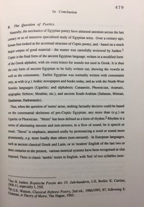 Poetry of Ancient Egypt