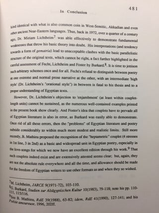 Poetry of Ancient Egypt