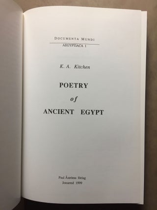 Poetry of Ancient Egypt[newline]M5100a-01.jpg