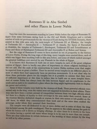 Features of the Deification of Ramesses II