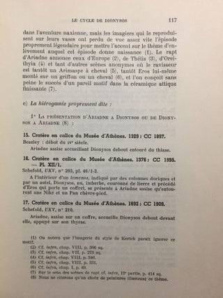 Les représentations dans la céramique attique du IVe siècle. Tome I: Texte. Tome II: Planches (complete set)