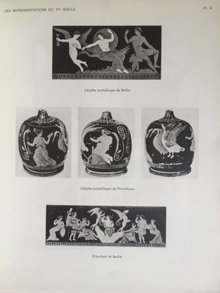 Les représentations dans la céramique attique du IVe siècle. Tome I: Texte. Tome II: Planches (complete set)