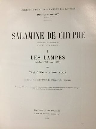 Salamine de Chypre. 14 volumes (complete set)