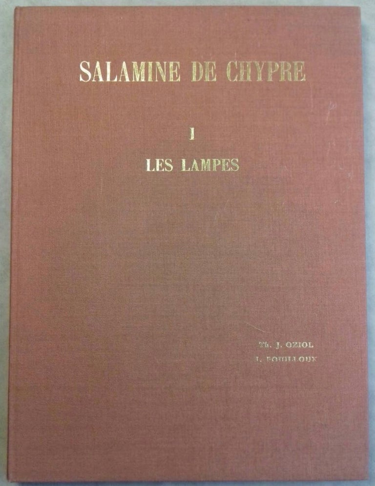 Item #M5117 Salamine de Chypre. I: Les lampes (octobre 1964- mai 1967). OZIOL Th.-J. et POUILLOUX J.[newline]M5117.jpg
