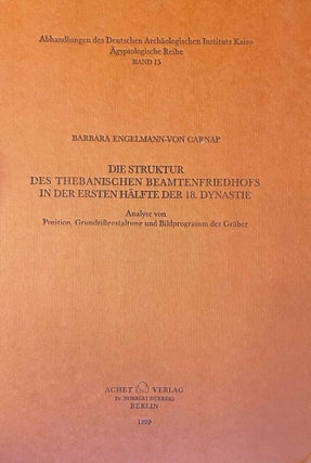 Item #M5118i Die Struktur des thebanischen Beamtenfriedhofes in der ersten Hälfte der 18....