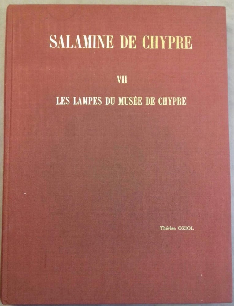 Item #M5119 Salamine de Chypre. VII: Les lampes du Musée de Chypre. OZIOL Thérèse.[newline]M5119.jpg