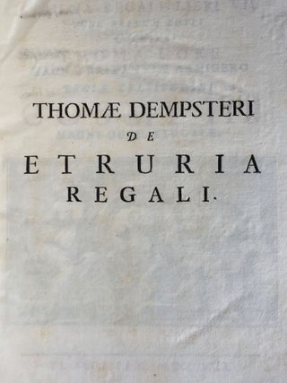 De Etruria regali libri VII (translation of title: "About royal Etruria, 7 books")[newline]M5120-003.jpg