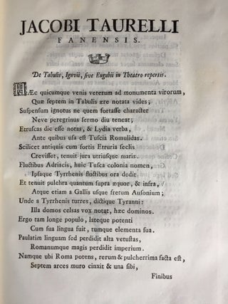 De Etruria regali libri VII (translation of title: "About royal Etruria, 7 books")[newline]M5120-047.jpg