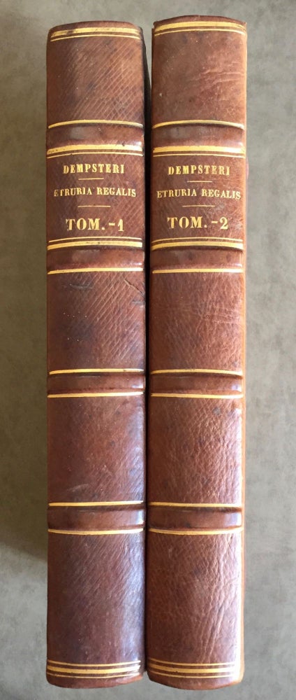 Item #M5120 De Etruria regali libri VII (translation of title: "About royal Etruria, 7 books"). DEMPSTER Thomas.[newline]M5120.jpg