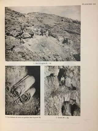 Discoveries in the Judean desert of Jordan, III. Les "petites grottes" de Qumran. Exploration de la falaise. Les grottes 2Q, 3Q, 5Q, 6Q, 7Q à 10Q. Le rouleau de cuivre. Vol. I: Texte. Vol. II: Planches (complete set)[newline]M5187-15.jpg