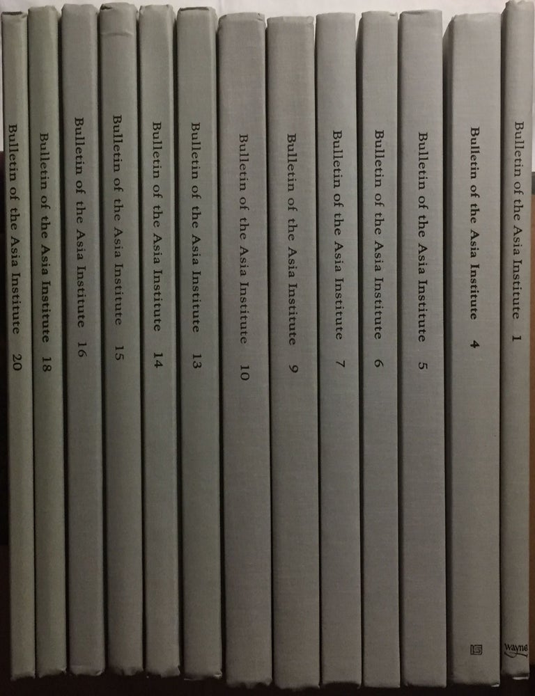 Item #M5210 Bulletin of the Asia Institute. New series/volume 20, 2006. AAE - Journal - Single issue.[newline]M5210.jpg