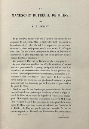 Actes du onzième congrès international des orientalistes. Paris - 1897. 5 volumes (complete)[newline]M5234a-04.jpeg
