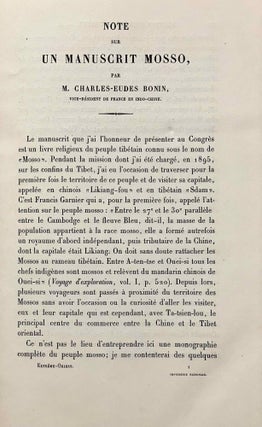 Actes du onzième congrès international des orientalistes. Paris - 1897. 5 volumes (complete)[newline]M5234a-09.jpeg