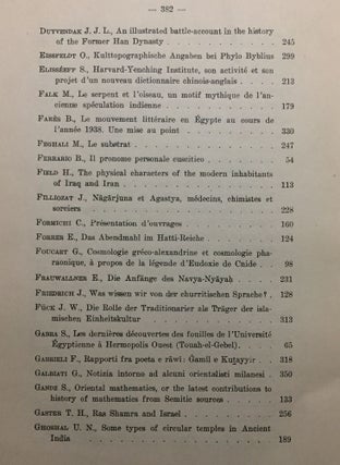 Actes du XXe Congrès international des orientalistes, Bruxelles, 5- 10 septembre 1938.[newline]M5238-04.jpg
