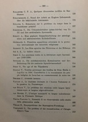 Actes du XXe Congrès international des orientalistes, Bruxelles, 5- 10 septembre 1938.[newline]M5238-10.jpg