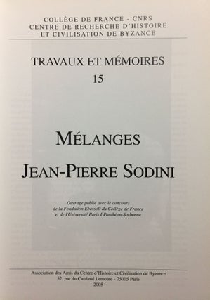 Mélanges Jean-Pierre Sodini[newline]M5257-01.jpg