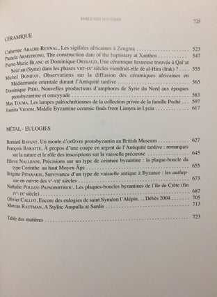 Mélanges Jean-Pierre Sodini