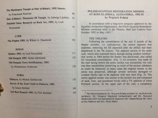 Polish archaeology in the Mediterranean, V. Reports 1993.