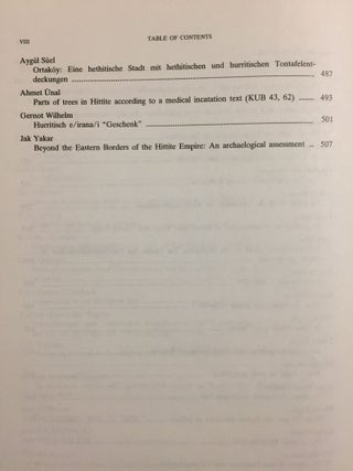 Sedat Alp'a armagan. Festschrift für Sedat Alp. Hittite and other Anatolian and Near Eastern studies in honor of Sedat Alp.[newline]M5267-06.jpg
