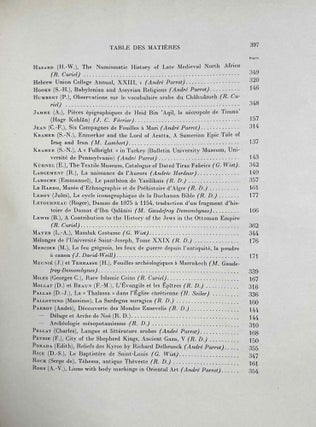 SYRIA Revue d'art oriental et d'archéologie. Tome XXX, 4 parts in 2 fascicles (complete)[newline]M5276-08.jpeg