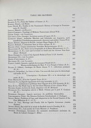 SYRIA Revue d'art oriental et d'archéologie. Tome XXXIV, 4 parts in 2 fascicles (complete)[newline]M5279-08.jpeg