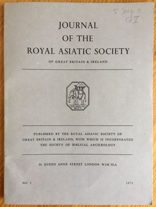 Item #M5284 The Journal of the Royal Asiatic Society of Great Britain and Ireland, with which is...
